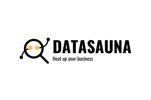 DataSauna logo, with DataSauna text